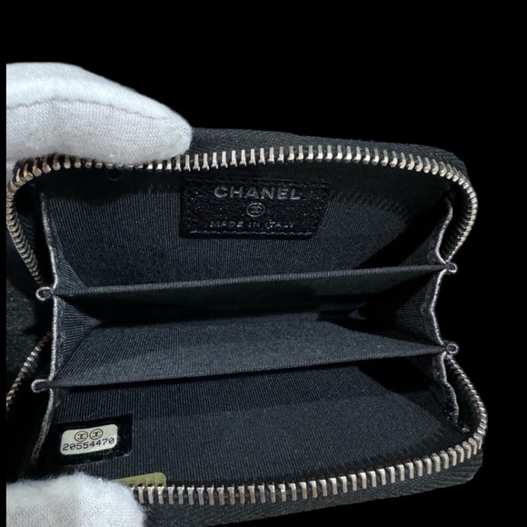 CHANEL Perforated Wallet / Card Case Full Set EUC! 🎁 - Picture 7 of 16